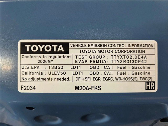 Certified 2026 Toyota Corolla Cross LE w/ Moonroof Package AWD/4WD image 21