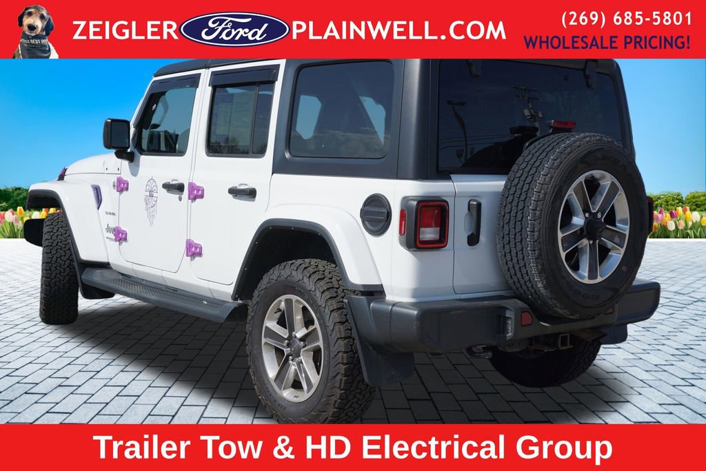 Used 2021 Jeep Wrangler Unlimited Sahara w/ Dual Top Group AWD/4WD image 3