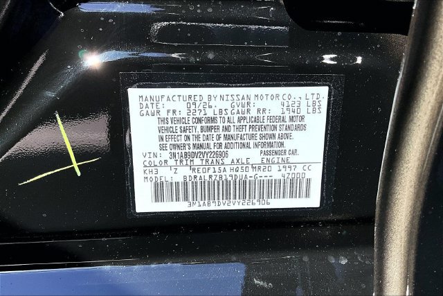 New 2027 Nissan Sentra SR w/ SR Premium Package FWD image 11