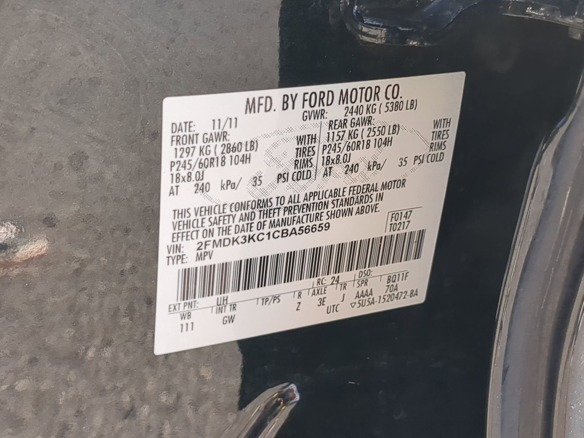 Used 2012 Ford Edge Limited w/ Driver Entry Pkg FWD image 65