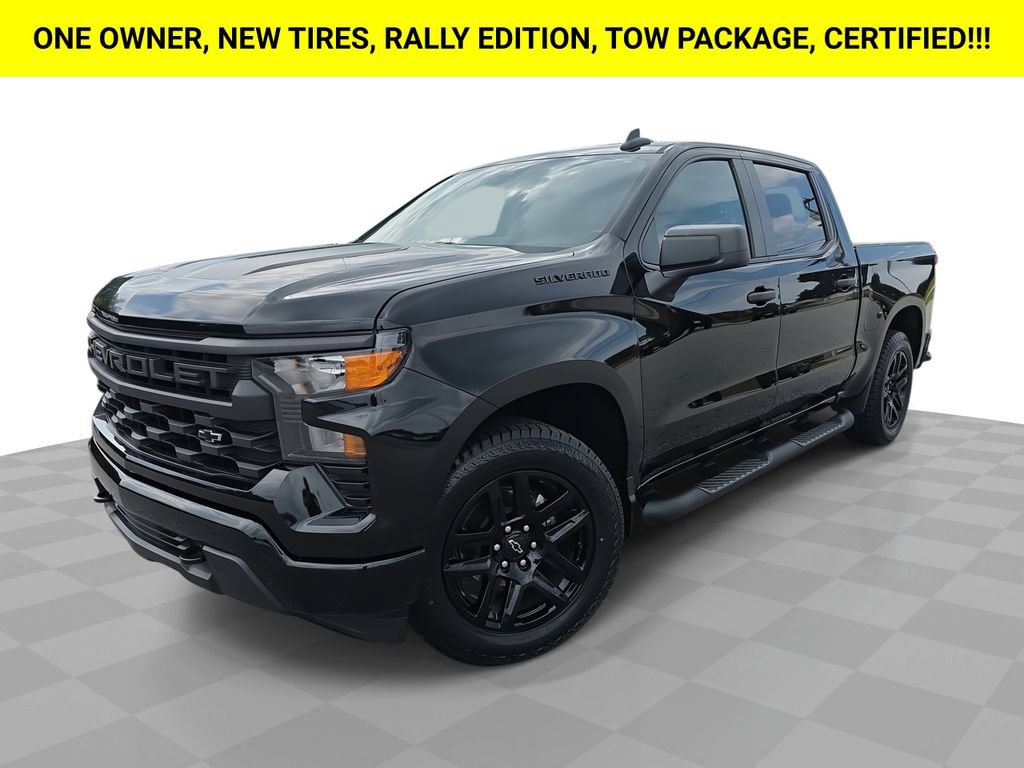 Certified 2023 Chevrolet Silverado 1500 Custom w/ Rally Edition