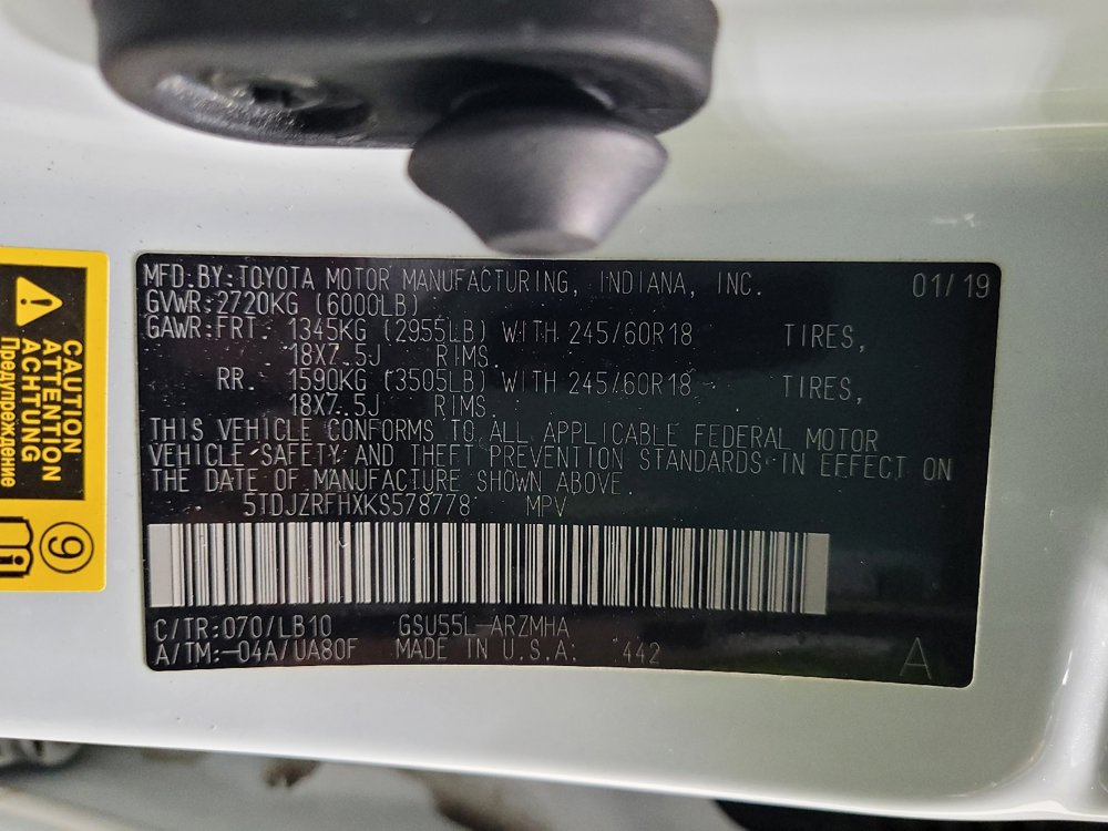 Used 2019 Toyota Highlander XLE image 33