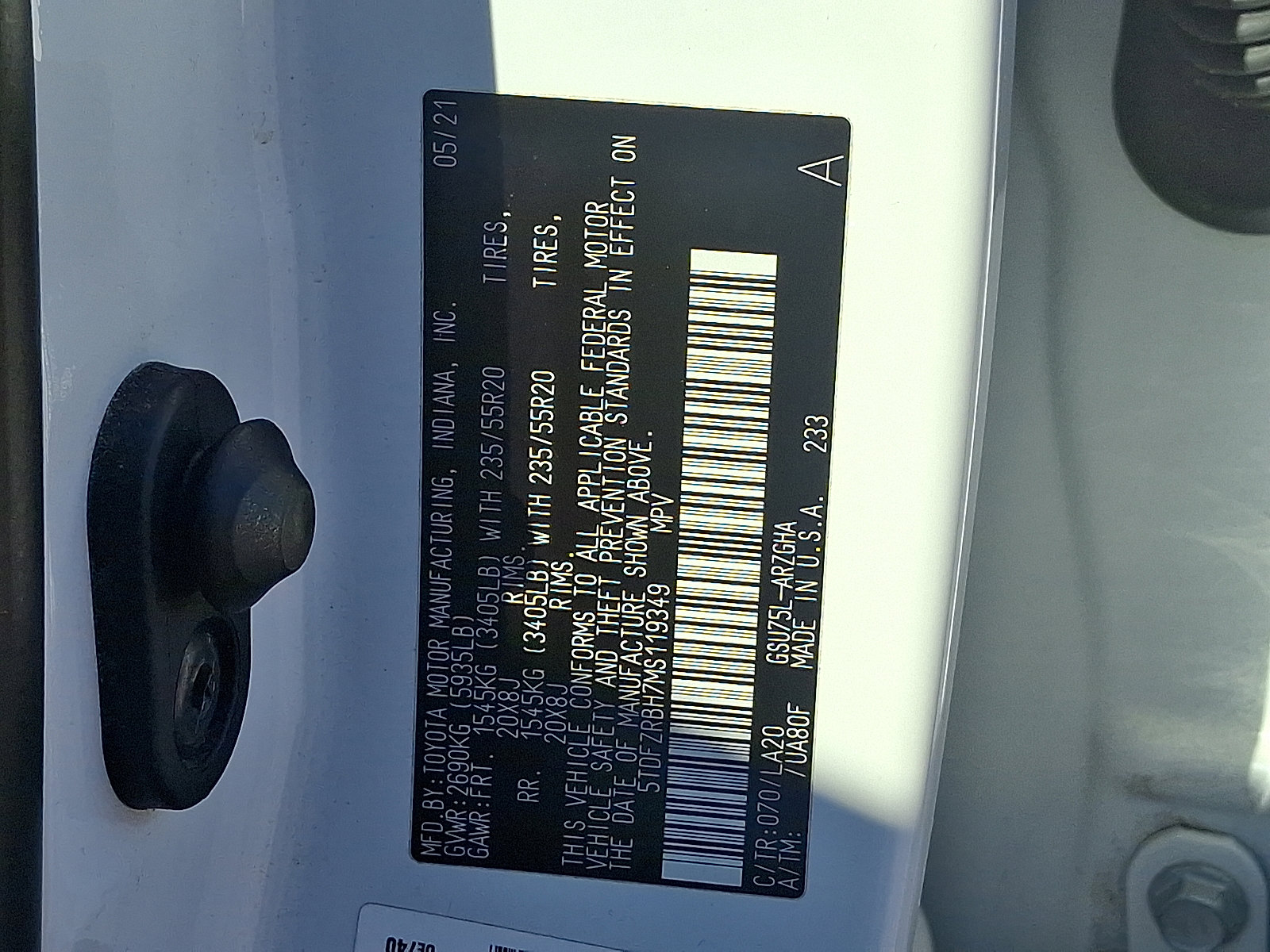 Certified 2021 Toyota Highlander Platinum image 29