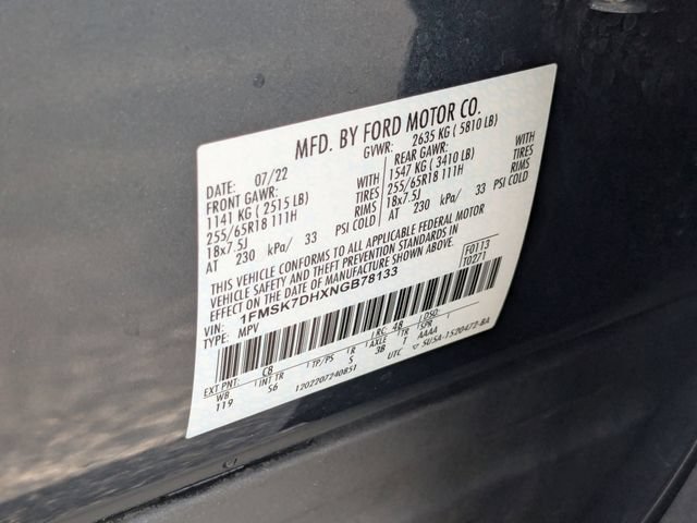 Used 2022 Ford Explorer XLT w/ Equipment Group 202A RWD image 27