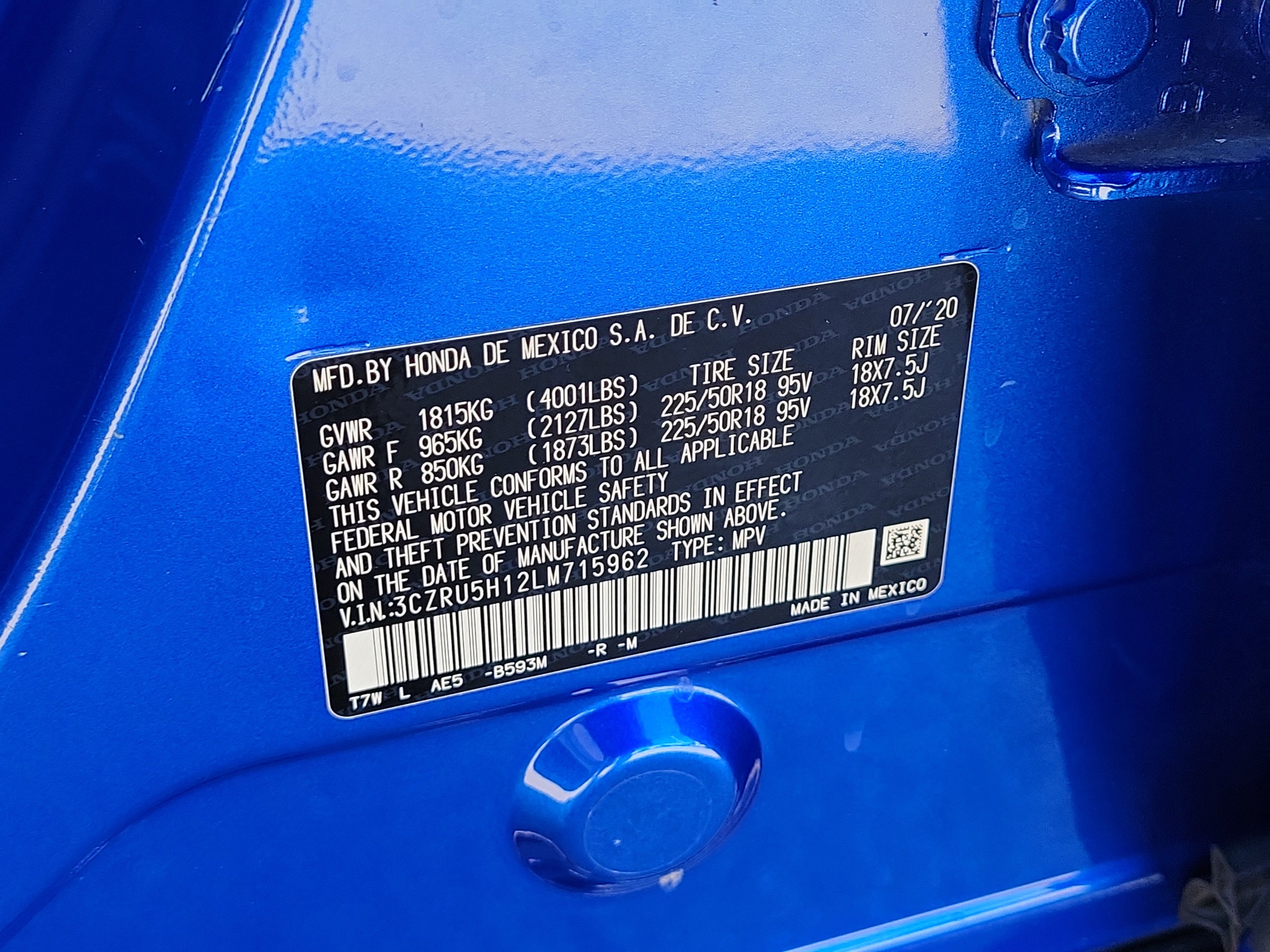 Used 2020 Honda HR-V Sport image 31