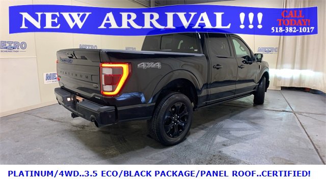 Certified 2023 Ford F150 Platinum w/ Equipment Group 701A High image 3