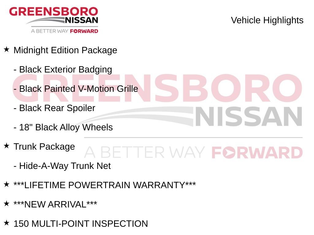 Used 2023 Nissan Sentra SR w/ Midnight Edition Package FWD image 9