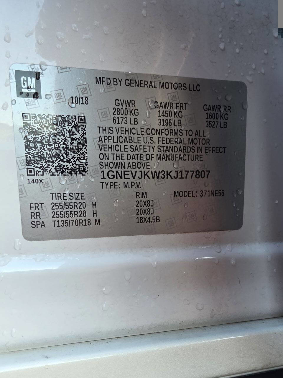 Used 2019 Chevrolet Traverse High Country w/ LPO, Floor Liner Package image 28