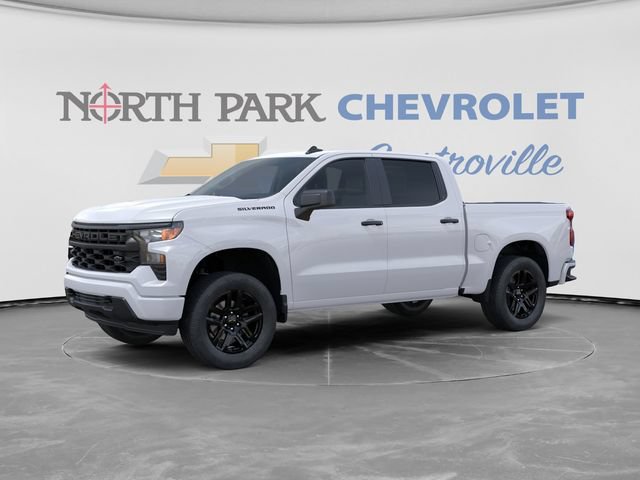 New 2026 Chevrolet Silverado 1500 Custom w/ LPO, Dark Essentials Package RWD image 2