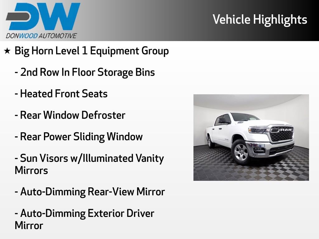 New 2025 RAM 1500 Big Horn AWD/4WD image 3