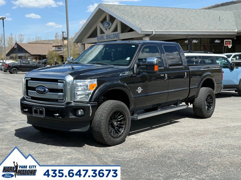 Used 2015 Ford F350 Platinum w/ FX4 Off-Road Package AWD/4WD image 1