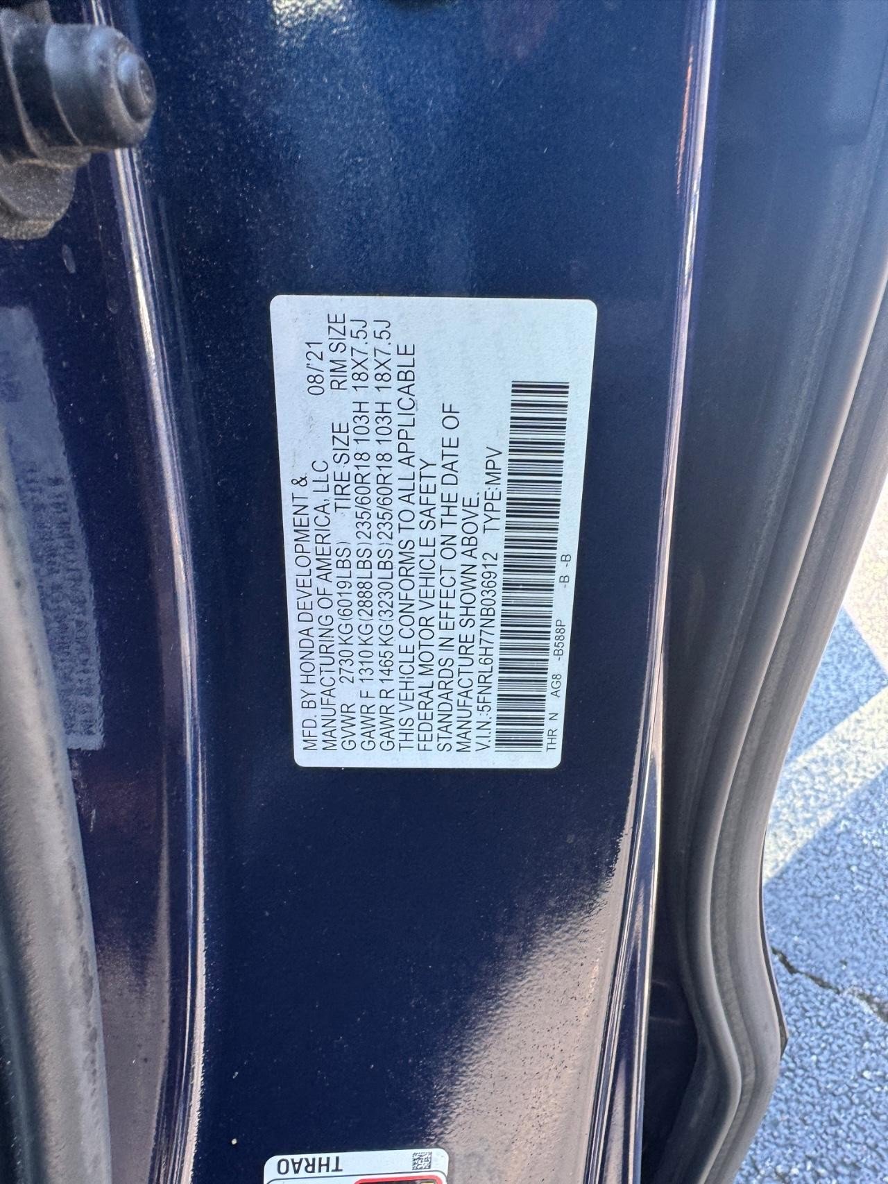 Used 2022 Honda Odyssey EX-L image 30