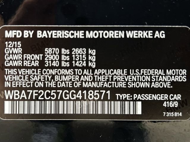 Used 2016 BMW 750i xDrive AWD/4WD image 36