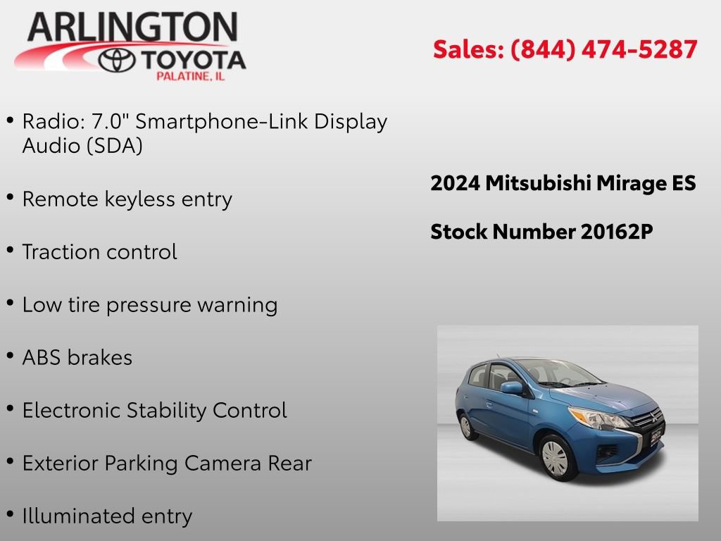 Used 2024 Mitsubishi Mirage ES FWD video 2