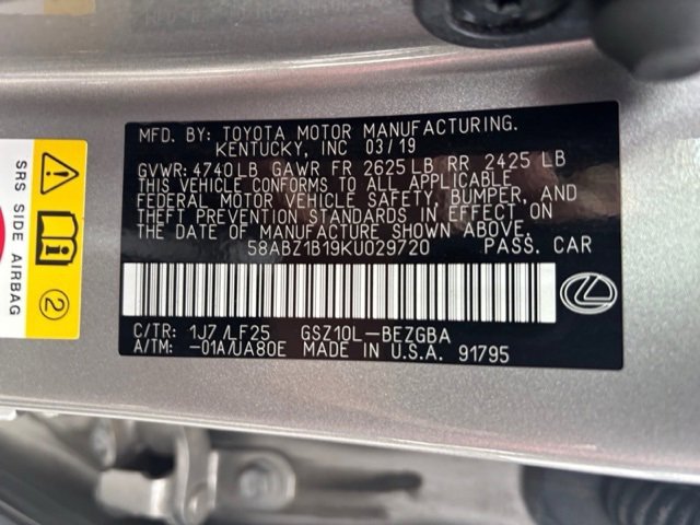 Used 2019 Lexus ES 350 F Sport image 34