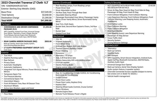 Used 2023 Chevrolet Traverse LT FWD image 6