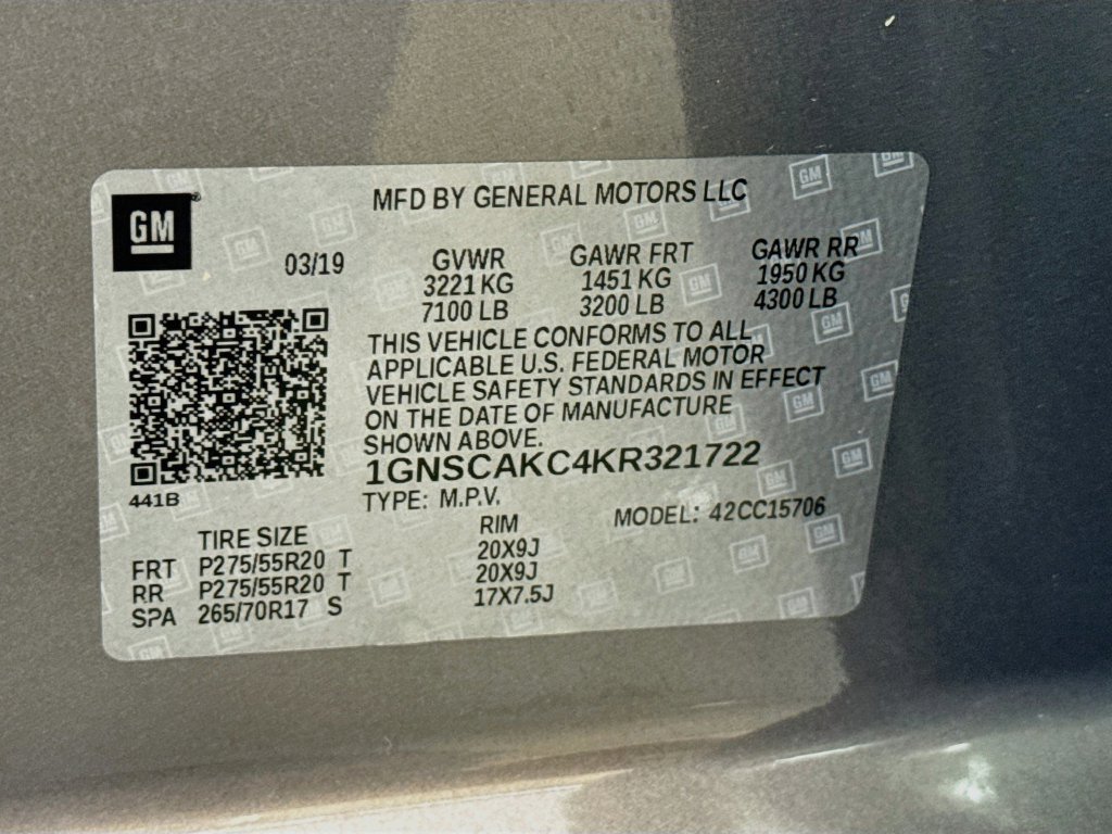 Used 2019 Chevrolet Tahoe LS w/ All-Season Package RWD image 40