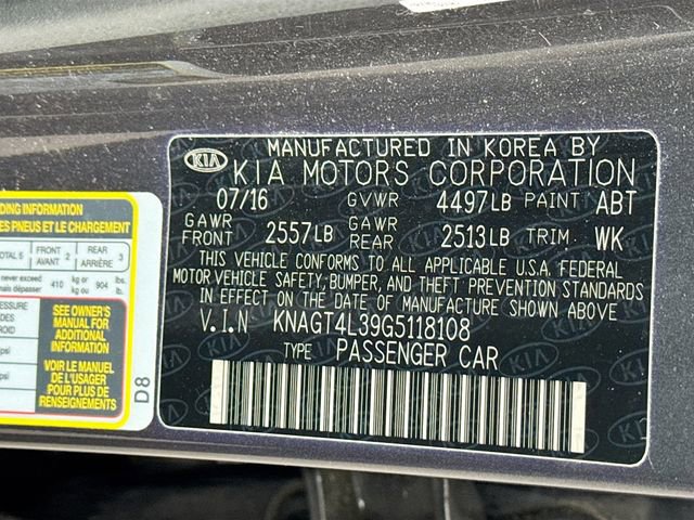Used 2016 Kia Optima LX image 29