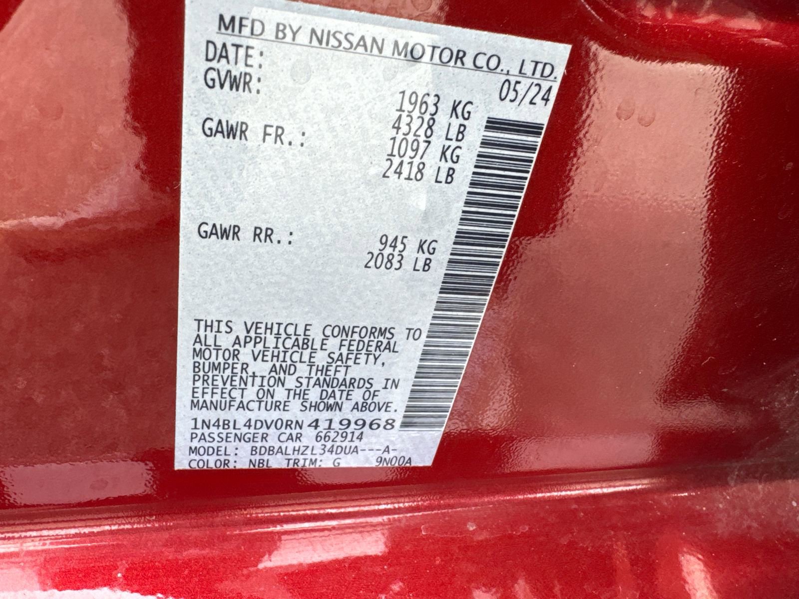 Used 2024 Nissan Altima 2.5 SV image 32