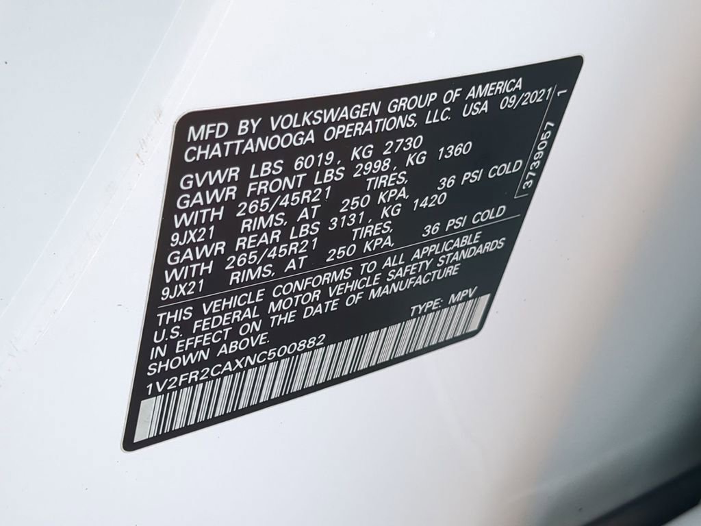 Used 2022 Volkswagen Atlas SEL Premium image 26