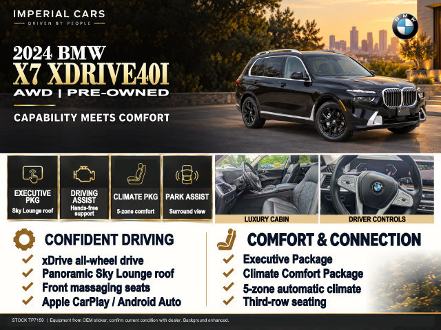 Used 2024 BMW X7 xDrive40i w/ Executive Package AWD/4WD image 6