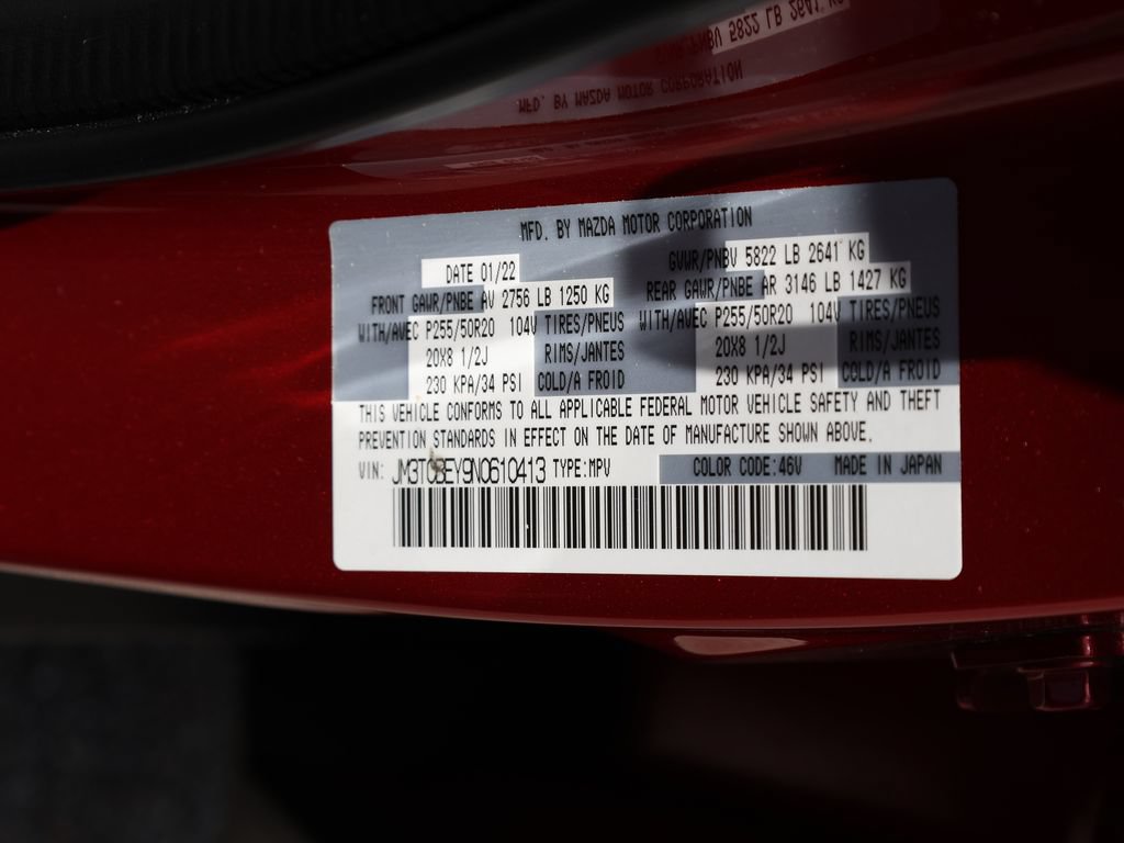 Certified 2022 MAZDA CX-9 Signature AWD/4WD image 41