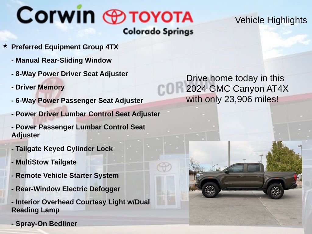 Used 2024 GMC Canyon AT4X AWD/4WD image 7