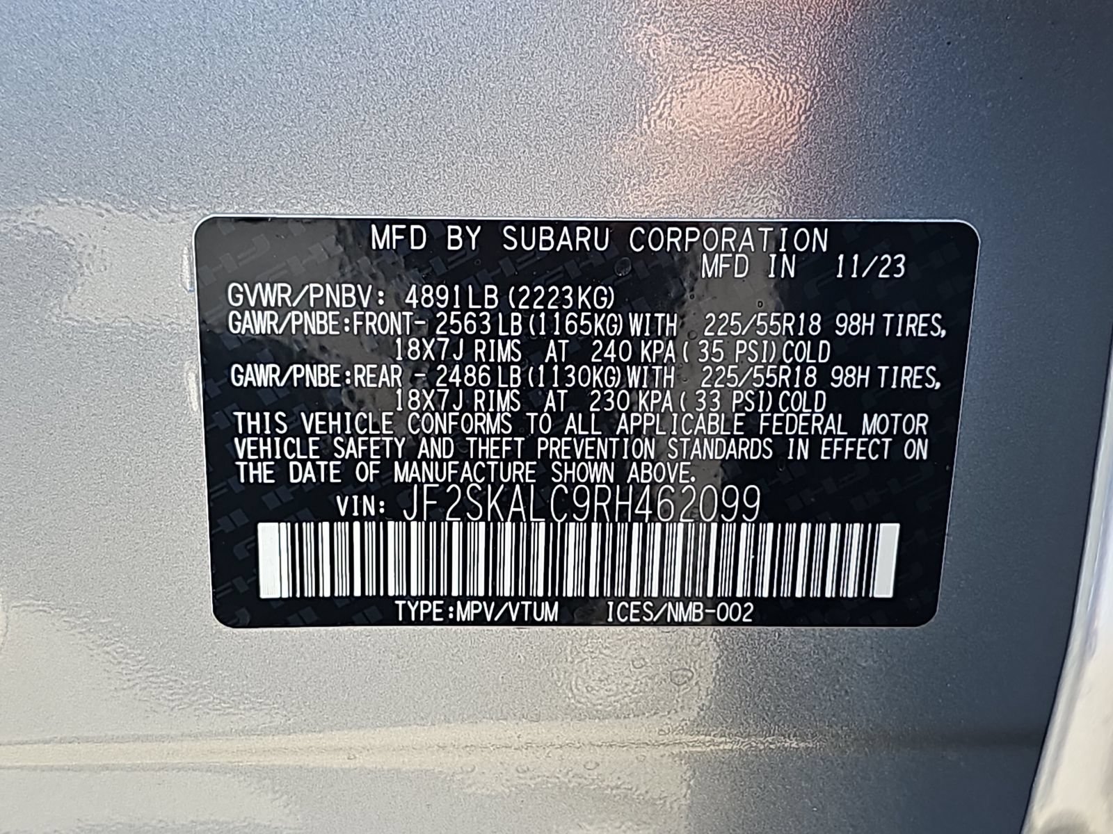 Certified 2024 Subaru Forester Limited AWD/4WD image 39