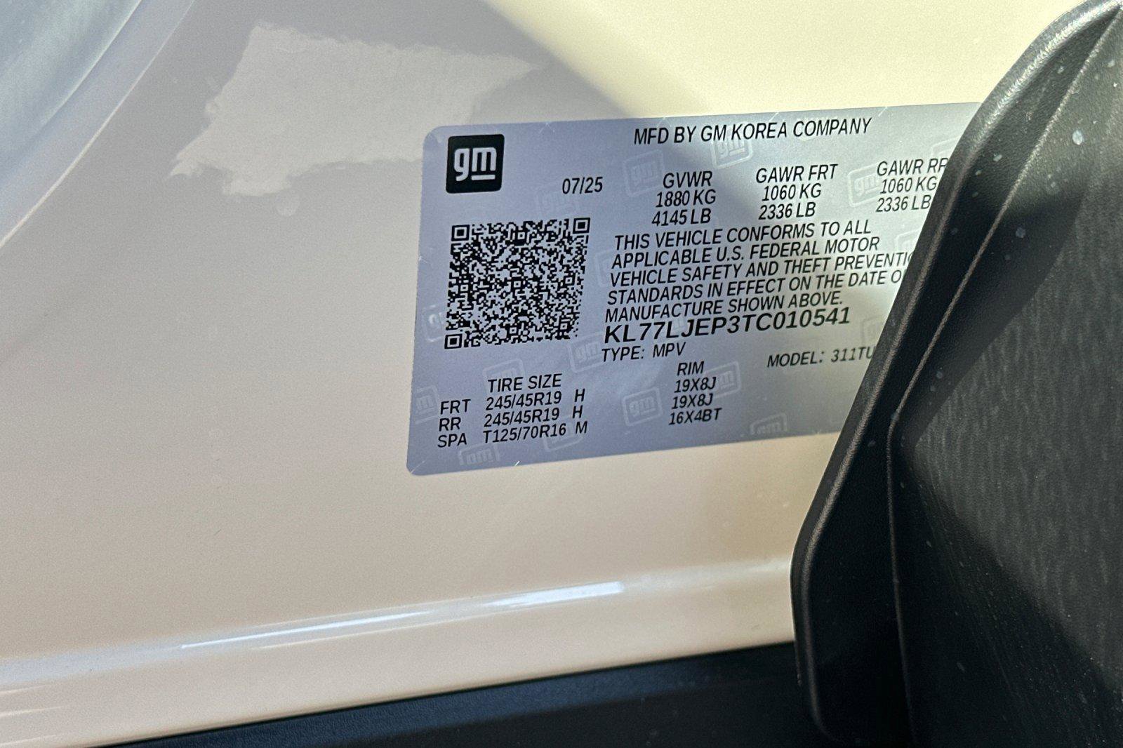 New 2026 Chevrolet Trax RS w/ Sunroof Package image 11