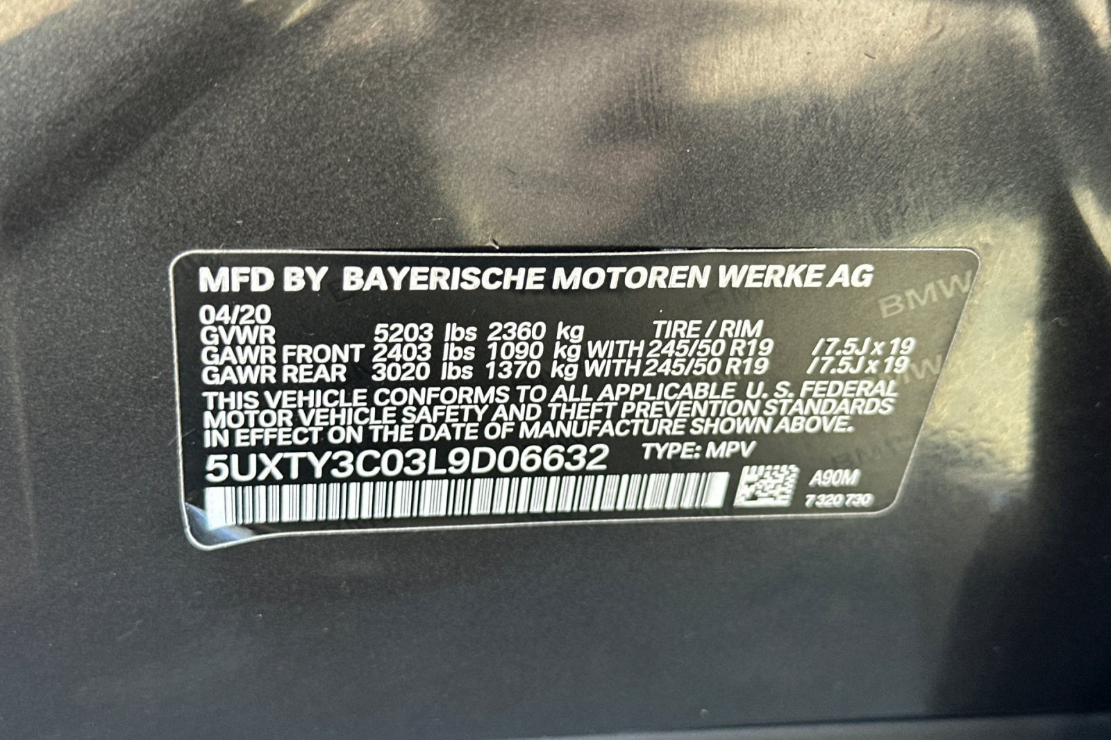 Used 2020 BMW X3 sDrive30i w/ Convenience Package RWD image 29