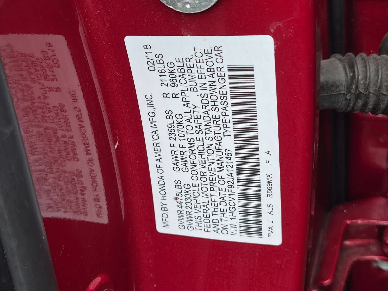 Used 2018 Honda Accord Touring image 38