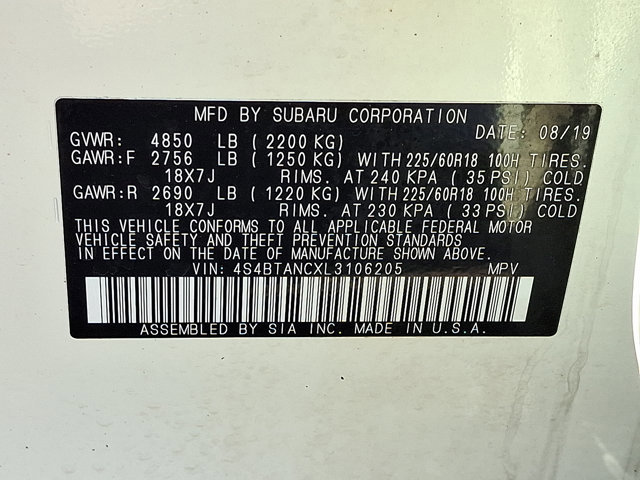 Used 2020 Subaru Outback Limited AWD/4WD image 27