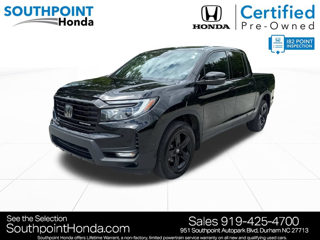 Certified 2023 Honda Ridgeline Black Edition image 3