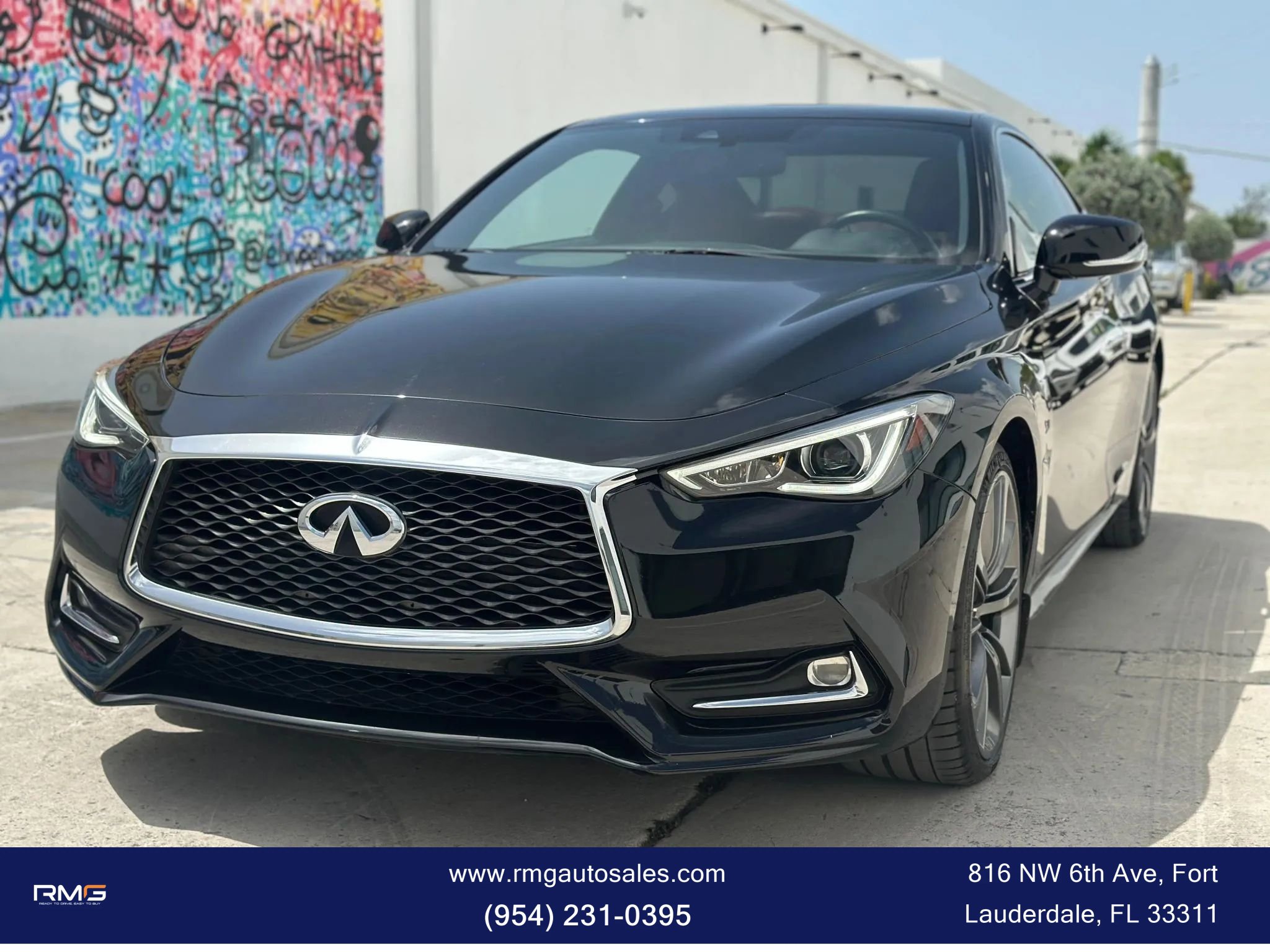 Used 2019 INFINITI Q60 Red Sport 400 w/ Cargo Package AWD/4WD image 1
