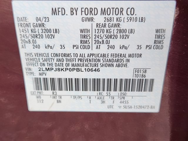 Certified 2023 Lincoln Nautilus Reserve w/ Equipment Group 201A AWD/4WD image 27