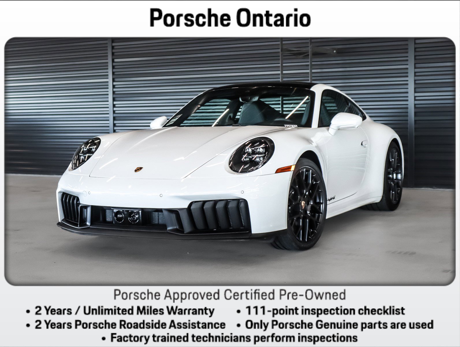 Certified 2025 Porsche 911 Carrera 4 GTS image 1