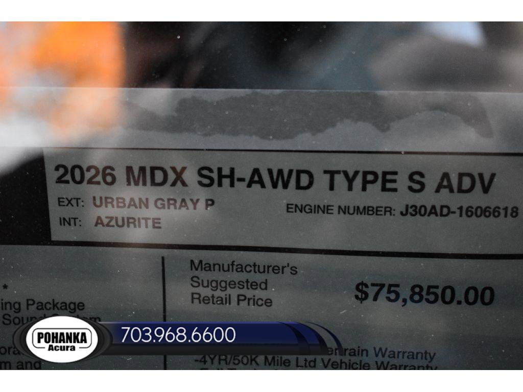 New 2026 Acura MDX Type S image 40
