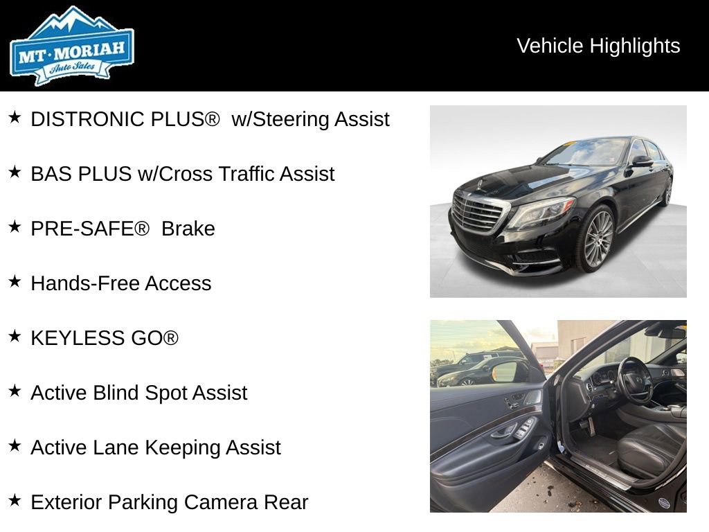 Used 2015 Mercedes-Benz S 550 Sedan image 20
