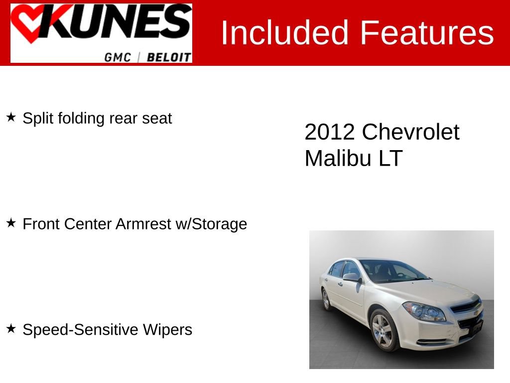 Used 2012 Chevrolet Malibu LT w/ 1LT All-Star Package FWD image 3