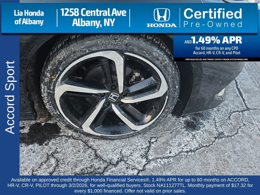 Certified 2022 Honda Accord Sport image 9
