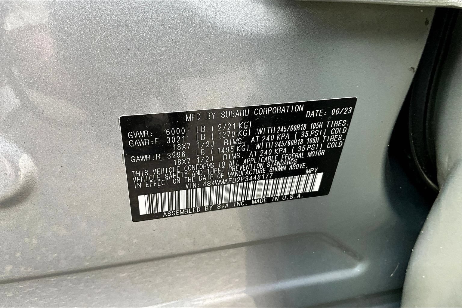 Used 2023 Subaru Ascent Premium w/ Convenience Package AWD/4WD image 16