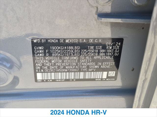 Certified 2024 Honda HR-V Sport image 26