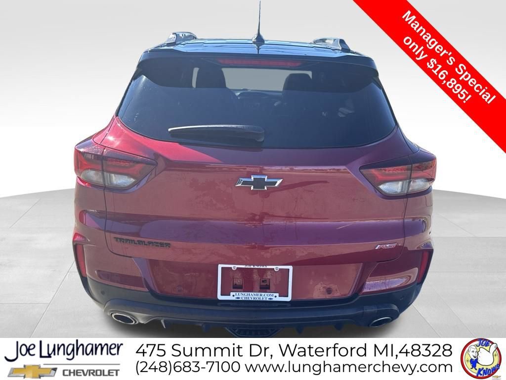 Certified 2021 Chevrolet TrailBlazer RS w/ Sun and Liftgate Package FWD image 4