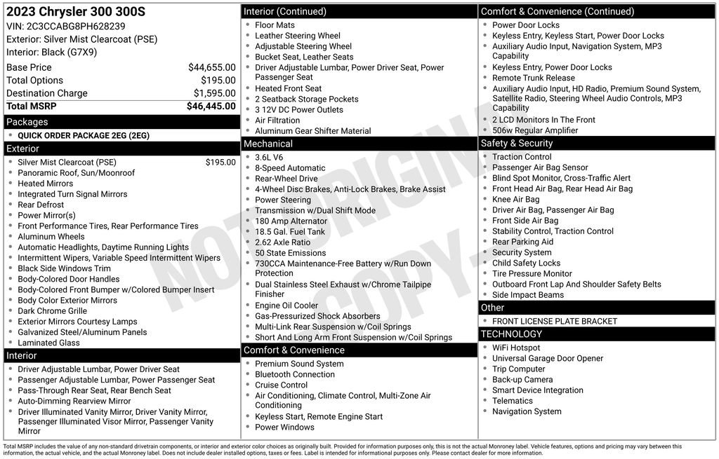 Used 2023 Chrysler 300 S image 17