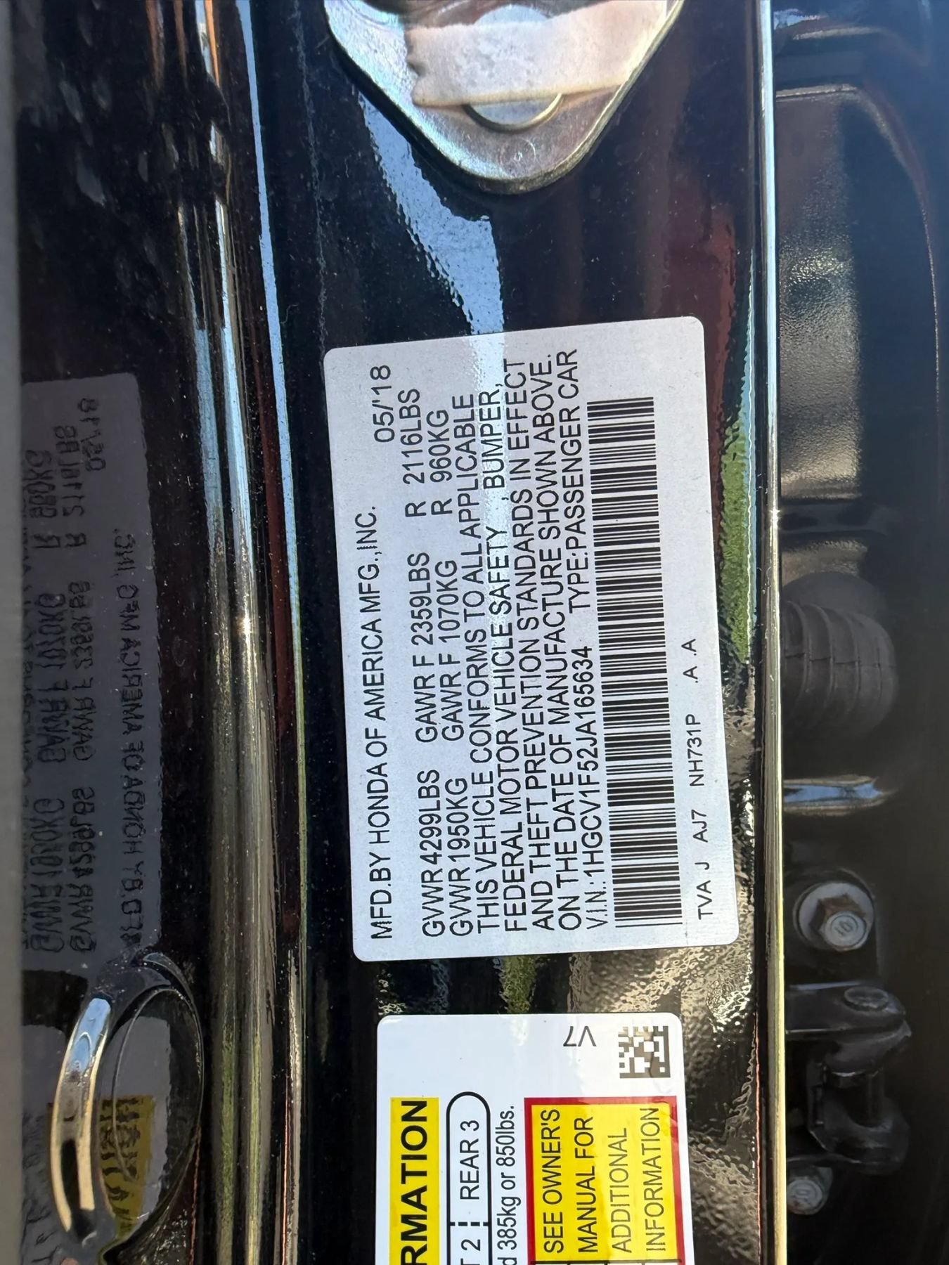 Used 2018 Honda Accord EX-L image 31
