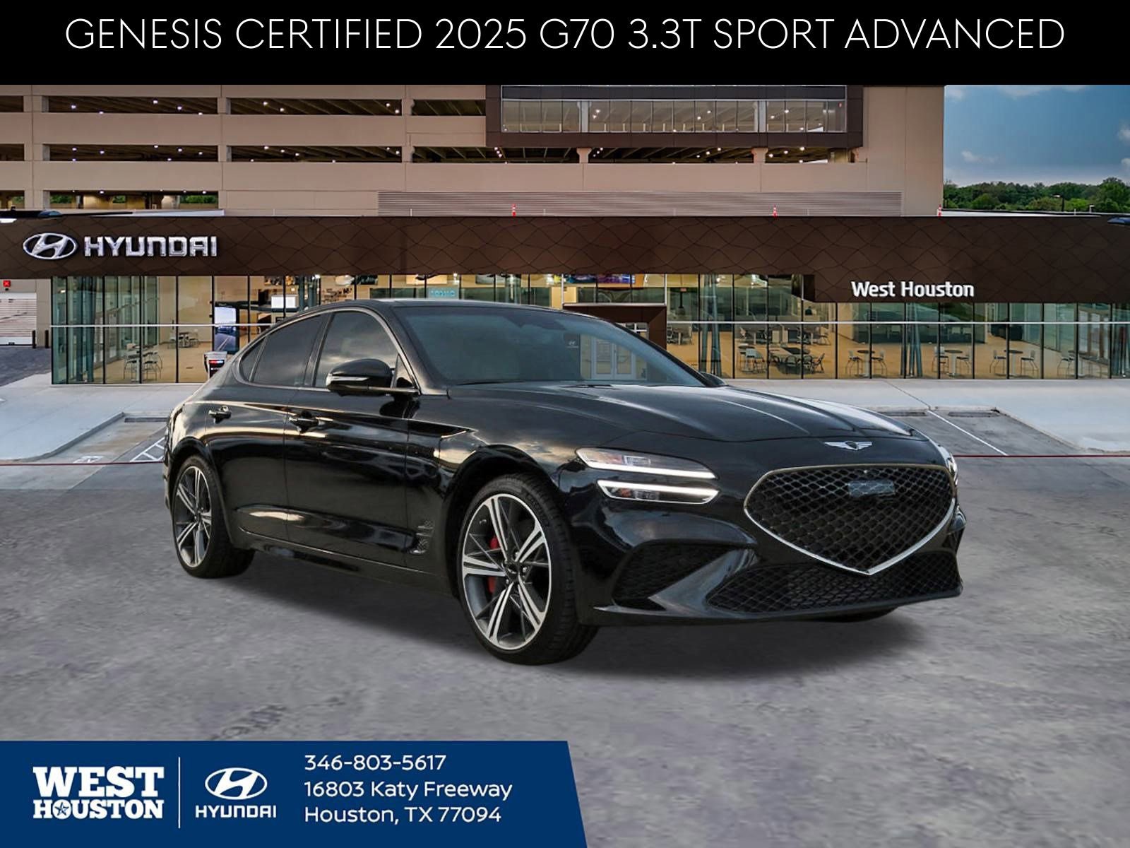 Used 2025 Genesis G70 3.3T Advanced w/ Sport Prestige Package image 1