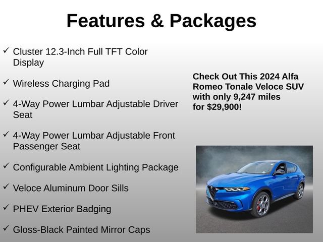 Used 2024 Alfa Romeo Tonale Veloce image 8