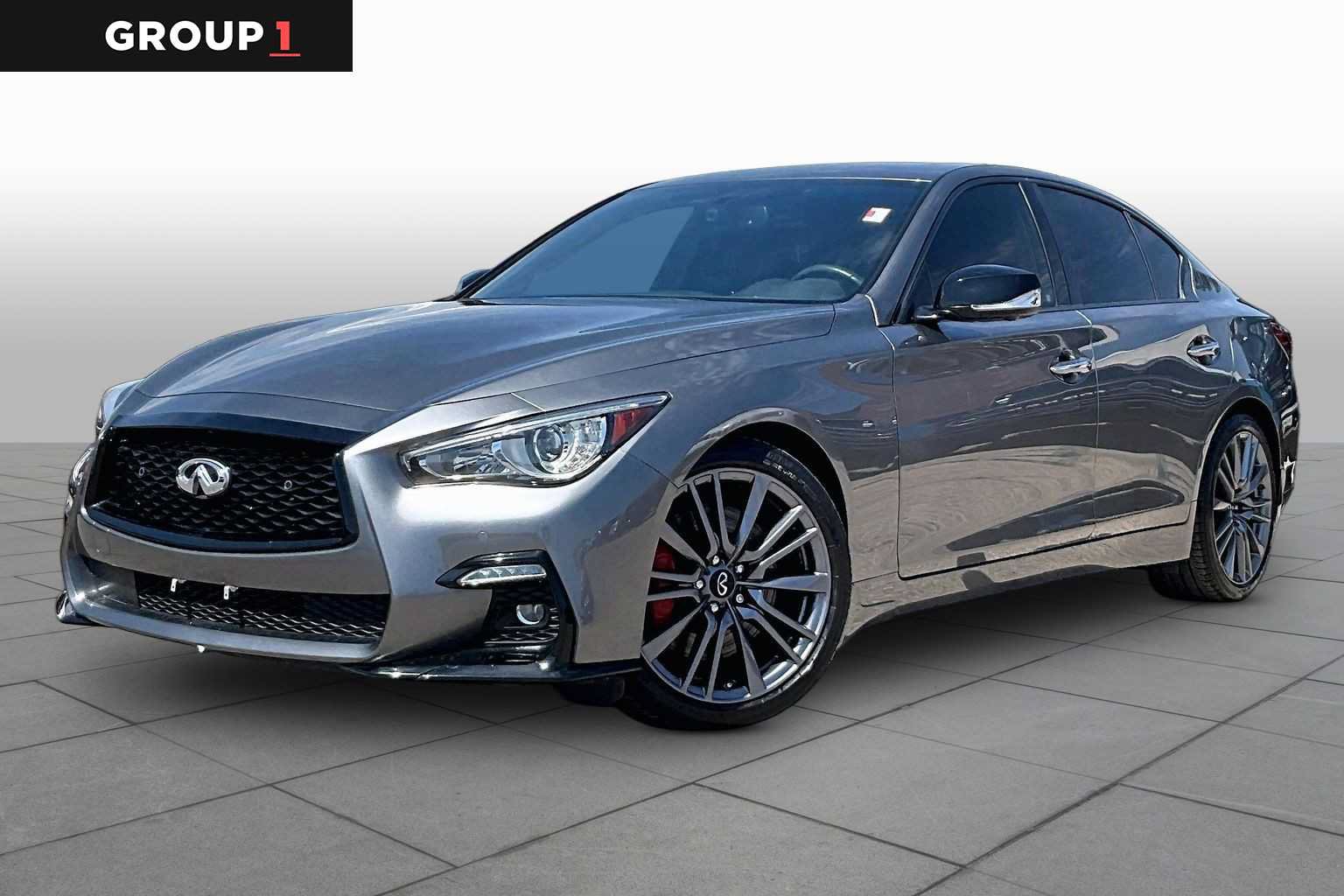 Used 2023 INFINITI Q50 Red Sport 400 RWD image 1
