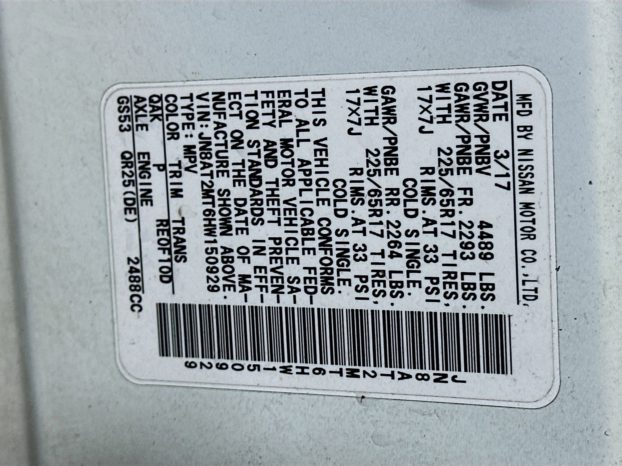 Used 2017 Nissan Rogue SV FWD image 12