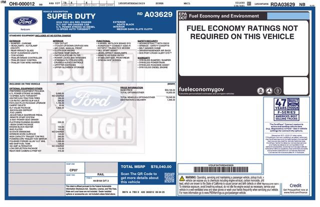 New 2024 Ford F550 4x4 Regular Cab Super Duty w/ XLT Value Package image 44